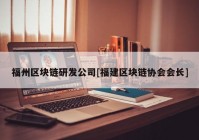 福州区块链研发公司[福建区块链协会会长]